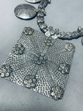 326 Gramsvintage Southwesthuge Sterling Silver Squash Blossom Necklace 326 Grams-Nativo Arts