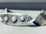 Gasp! Elevated Workmanship Hand Twisted Sterling Silver Vintage Native American Navajo Bracelet-Nativo Arts