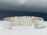 Important Yellowhoirse Vintage Native American Navajo Sterling Silver Bracelet-Nativo Arts