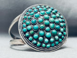Sphere Turquoise Vintage Southwest Sterling Silver Bracelet-Nativo Arts