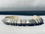 Roll The Dice!! Rare Vintage Native American Navajo Dice Sterling Silver Bracelet Cuff-Nativo Arts