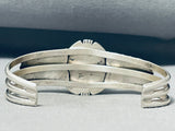Wilson Padilla Native American Navajo Turquoise Sterling Silver Bracelet-Nativo Arts