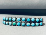 Marvelous Vintage Native American Navajo Turquoise Sterling Silver Bracelet-Nativo Arts