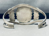 Cripple Creek Turquoise!! Vintage Native American Navajo Sterling Silver Bracelet-Nativo Arts
