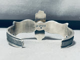 Best Zia!! Vintage Native American Navajo Turquoise Sterling Silver Bracelet-Nativo Arts