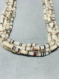 Native American One Of The Most Unique Vintage Santo Domingo Shell Necklace-Nativo Arts
