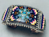 One Of The Most Intricate Ever Vintage Southwest Sterling Silver Bracelet-Nativo Arts