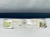 6.5 Inch Wrist Stunning Native American Navajo Royston Turquoise Sterling Silver Bracelet-Nativo Arts
