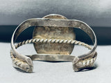 Painted Desert Vintage Native American Navajo Sterling Silver Petrified Wood Bracelet-Nativo Arts