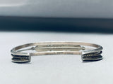 Amazing Vintage Lapis Sterling Silver Bracelet Cuff-Nativo Arts