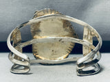 One Of The Coolest Vintage Native American Navajo Turquoise Opal Inlay Sterling Silver Bracelet-Nativo Arts