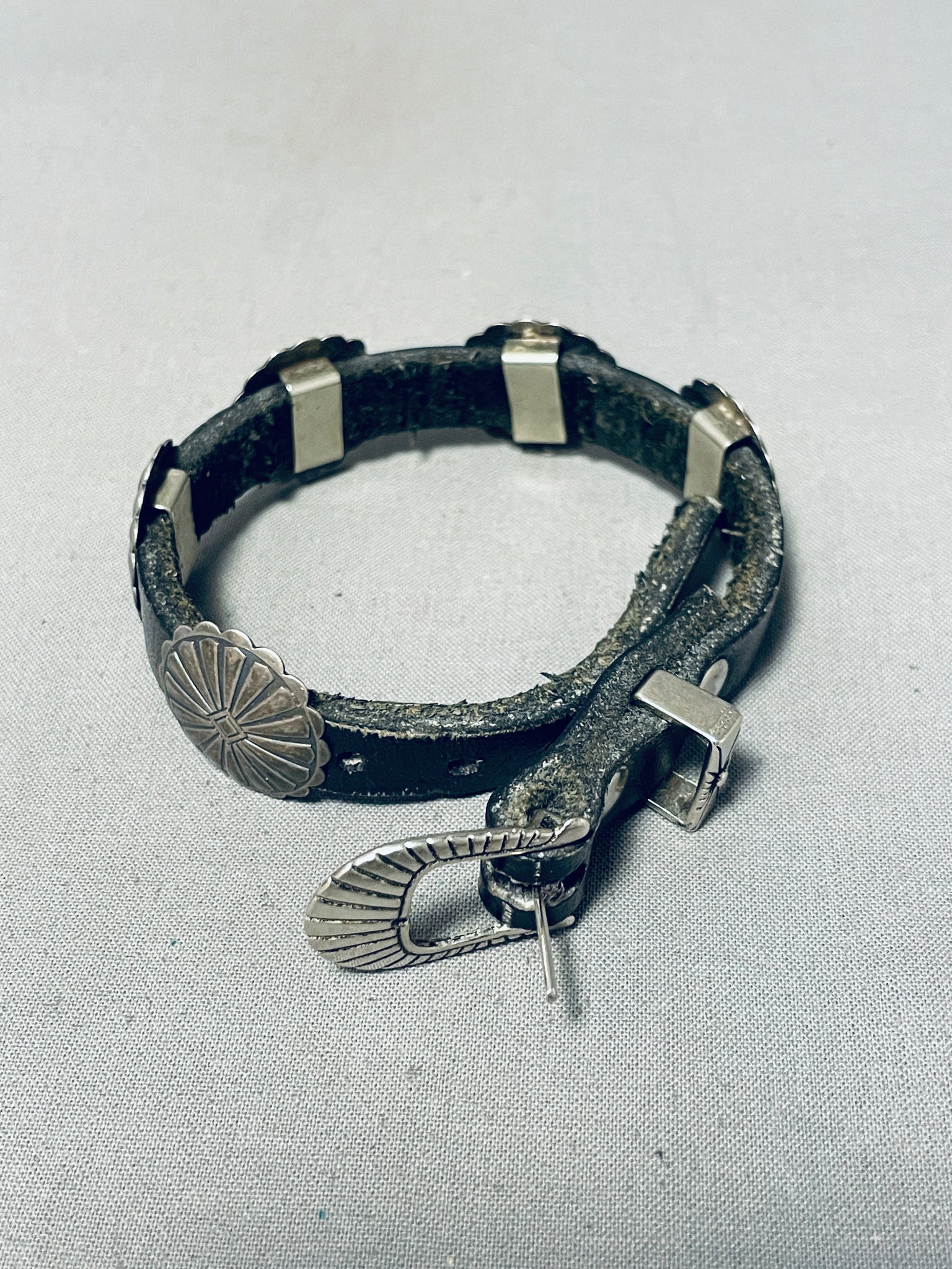 Vintage SS hotsell Concho Bracelet