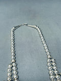 Two Sided Turquoise Coral Native American Navajo Sterling Silver Squash Blossom Necklace-Nativo Arts