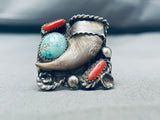 The Best Vintage Native American Navajo Turquoise Sterling Silver Ring Old-Nativo Arts