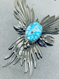 Hand Tooled Flare!! Charlie Johnson Vintage Native American Navajo Sterling Silver Necklace-Nativo Arts