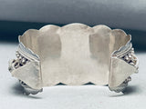 One Of The Most Unique Silver Work Vintage Southwest Bracelet-Nativo Arts