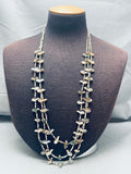 One Of The Most Detailed Vintage Santo Domingo Bird Shell Necklace-Nativo Arts