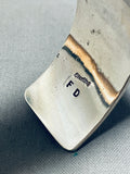 Dallas Cowboys Sterling Silver Handmade Vintage Native American Navajo Bracelet Cuff-Nativo Arts