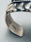 Teardrop Cluster Vintage Native American Navajo Sterling Silver Bracelet-Nativo Arts