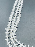 Incredible Vintage Santo Domingo White Shell Sterling Silver Necklace-Nativo Arts