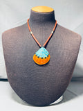 Native American Marvelous Vintage Santo Domingo Shell & Pipestone Necklace-Nativo Arts