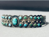 Early 1900's Vintage Navajo Cerrillos Turquoise Sterling Silver Bracelet-Nativo Arts