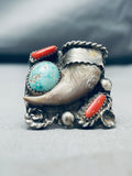 The Best Vintage Native American Navajo Turquoise Sterling Silver Ring Old-Nativo Arts