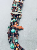 One Of The Most Beautiful Vintage Santo Domingo Fetish Turquoise Necklace-Nativo Arts