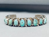 Important Tony Aguilar Sr Vintage Santo Domingo Sterling Silver Bracelet-Nativo Arts