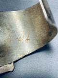Layers Of Ancient Sand!! Vintage Native American Navajo Sterling Silver Bracelet-Nativo Arts