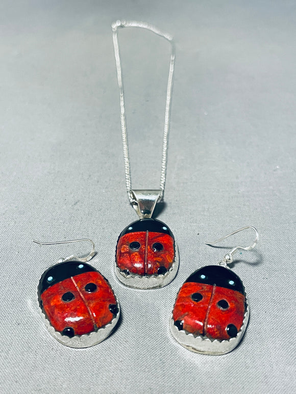 Ladybug Earrings | Cloisonne Jewelry | Wire Earrings