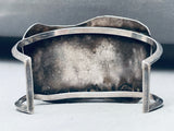 Rare Birdeye Mine!! Vintage Native American Navajo Turquoise Sterling Silver Bracelet-Nativo Arts