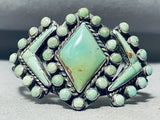 One Of The Most Unique Vintage Native American Navajo Royston Turquoise Sterling Silver Bracelet-Nativo Arts