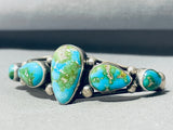 Best Vintage Nila Cook Turquoise Sterling Silver Bracelet Cuff-Nativo Arts