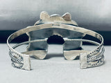 Gasp! Naja Turquoise Formation Native American Navajo Sterling Silver Bracelet Cuff-Nativo Arts