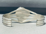 Sparkling Native American Navajo Carico Lake Turquoise Sterling Silver Bracelet-Nativo Arts