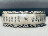 Sandoval Family Vintage Native American Navajo Sterling Silver Bracelet-Nativo Arts