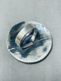 One Of A Kind Native American Navajo Wildhorse Sterling Silver Ring-Nativo Arts