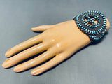 The Finest Vintage Native American Zuni Turquoise Cluster Bracelet This Year!-Nativo Arts