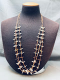 White Doves Vintage Santo Domingo Heishi Sterling Silver Necklace-Nativo Arts