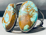 One Of The Best Vintage Native American Navajo Royston Turquoise Sterling Silver Bracelet-Nativo Arts
