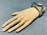 One Of The Best Contemporist Vintage Native American Navajo Sterling Silver Bracelet-Nativo Arts