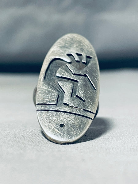 Exceptional Vintage Native American Hopi Signed Sterling Silver