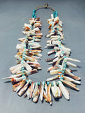 Native American Museum Quality Vintage Santo Domingo Spiny Oyster Royston Turquoise Necklace