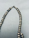 Great Price! Vintage Native American Navajo Turquoise Sterling Silver Squahs Blossom Necklace-Nativo Arts
