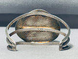 Fascinating Vintage Native American Navajo Morenci Turquoise Sterling Silver Bracelet-Nativo Arts