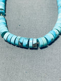 Native American Rare Vintage Santo Domingo Handcut Turquoise Pipestone Necklace-Nativo Arts