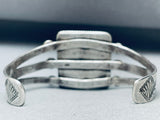 Early Orange Petrified Wood Vintage Native American Navajo Sterling Silver Bracelet-Nativo Arts