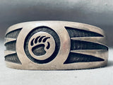 The Best Vintage Native American Hopi Anderson Koinva Sterling Silver Bracelet-Nativo Arts