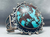 The Best Vintage Native American Navajo Persiian Turquoise Sterling Silver Bracelet-Nativo Arts